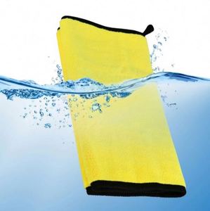 High Quality 400gsm Knitted <b>Microfiber</b> Solid Color Square/Rectangle Car Drying <b>Towel</b> Quick-Dry Home Use - Product Image 2