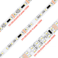 UCS512C4 Dmx512 12mm SPI Programmable Addressable Rgbw SPI Pixel Dmx Led Strip Light Stage Lights KTV Bar