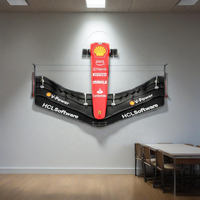Sculpture de voiture de course de Formule 1 en résine réaliste, conçue sur mesure, pour les amateurs d'art et de collection, décoration intérieure
