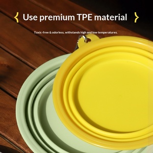 Tazón Plegable, Ligero y Portátil <span class=keywords><strong>de</strong></span> Material TPE, Multicapacidad, el Más Vendido, para Perros, Tazón <span class=keywords><strong>de</strong></span> Agua para Exteriores y Tazón <span class=keywords><strong>de</strong></span> Comida para Perros - Product Image 4