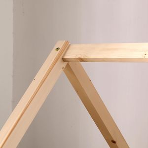 Legno di pino solido bambini telaio del letto con <span class=keywords><strong>due</strong></span> cassetti in legno per bambini pavimento letto per camera da letto o soggiorno naturale - Product Image 5