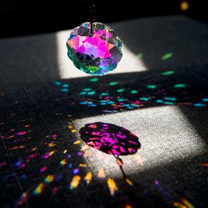 Colgante de Cristal K9 de 45 mm para Jardín, Atrapasueños de Cristal Pulido, Arcoíris, Decoración Navideña con Temática de Amor, Regalo Artesanal - Product Image 5