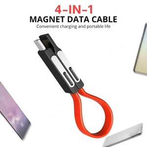 Cable de carga USB magnético <span class=keywords><strong>OTG</strong></span> 4 en 1 Cable de carga rápida 3A Cable multifunción USB tipo C <span class=keywords><strong>para</strong></span> teléfonos móviles - Product Image 2