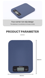 Bluetooth kỹ thuật số Quy mô nhà bếp thông minh dinh dưỡng thực phẩm Trọng lượng đo lường LCD Pin app điều khiển nhà bếp quy mô - Product Image 4