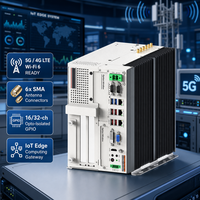 PC industriel Edge Computing Intel Core i7 i9 Q670 avec 5 ports LAN, emplacement M.2 5G SIM, extension PCIe X16, 64 Go de RAM pour passerelle IoT