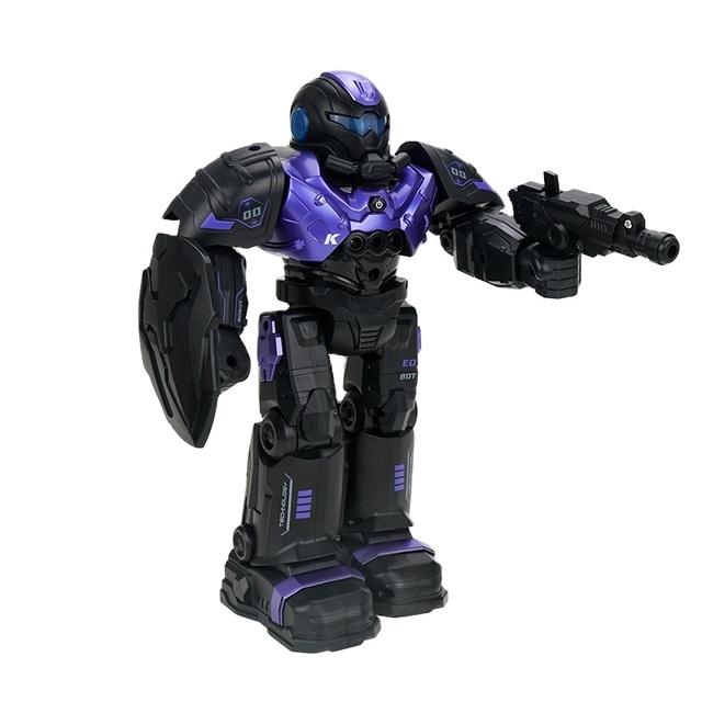 Infrared Sensor 2.4G Wireless Remote Control Programming Robot Toys Model Boy With Sound and Light Toy Robots
