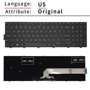 Teclado para ordenador portátil en inglés, español, ruso, estadounidense, brasileño, para Dell Inspiron 15 7557 7559 7748 17 5547 5748 5749 P39F <span class=keywords><strong>P51F</strong></span> P57F N5547 - Product Image 3