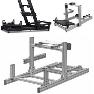 لعبة سباق DIY Sim محاكاة قمرة القيادة قمرة القيادة أسود/فضي إطارات الألومنيوم sim حركة السباق - Product Image 5