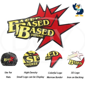 Sắt Trên Hot Cắt Đồng Phục Trường Học Tinh Hoa Parches Tùy Chỉnh Thêu Hình Dạng Ngôi Sao Biểu Tượng Thêu Các Bản Vá Lỗi Cho Mũ - Product Image 2