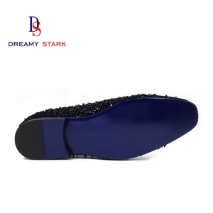 Chaussures Oxford italiennes faites à la main pour hommes, en cuir véritable, confortables, à enfiler, avec logo personnalisé, chaussures habillées, automne, légères - Product Image 5