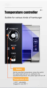 Vertical Hamburger Machine Bread Heating Machine Hamburger Baking Machine for Hamburger Store Use - Product Image 4