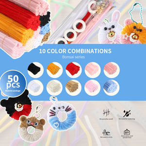 Ensemble de porte-clés visages d'animaux 3D – Créatures artisanales en élastiques et épingles à crêpe sur cerceaux en mousse : un projet DIY amusant et fonctionnel - Product Image 4