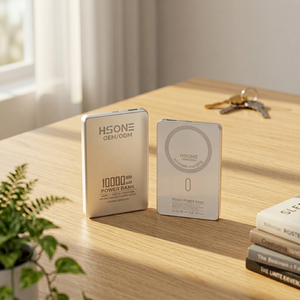 Banco de Energía L158B con Control de Temperatura y Protección Múltiple, 10000mAh, Magnético, Ultrafino de 10.7mm, 15W Inalámbrico, 20W PD, Láser Gratis - Product Image 1