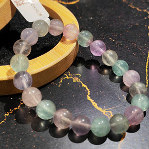 High Quality Natural Fluorite Beaded <b>Bracelet</b> With Healing Tumble Stone Fashion <b>Bracelets</b> <b>for</b> <b>Women</b> Men - Product Image 4