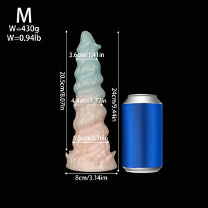 Best-seller Amazon : Plug anal en spirale extra-large, masturbateur pour hommes et femmes, jouet BDSM, jouet de <span class=keywords><strong>fisting</strong></span>, dildo réaliste - Product Image 6