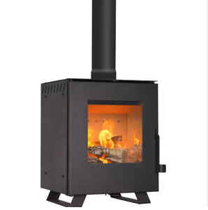 Petit poêle à <span class=keywords><strong>bois</strong></span> en acier JK, style moderne, pour usage intérieur en villa, sans fumée, noir mat, foyer de qualité supérieure - Product Image 3