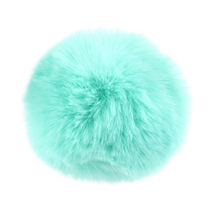 Bán Buôn Tùy Chỉnh Thiết Kế Nhiều Màu Hồng <span class=keywords><strong>Fuzzy</strong></span> Bóng Keyring Puffball PomPom Keychain Puff Balls Cho Cô Gái - Product Image 1