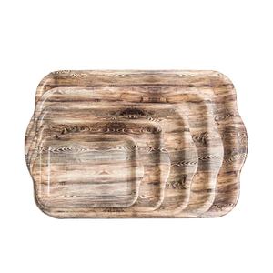 Petit plateau décoratif personnalisé imprimé petit plateau <span class=keywords><strong>en</strong></span> plastique bon marché - Product Image 2
