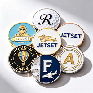 Marqueur de balle de <span class=keywords><strong>golf</strong></span> personnalisé avec logo, nouveau design, gravé au laser, marqueurs de balle de <span class=keywords><strong>golf</strong></span> de luxe, marqueur de balle de <span class=keywords><strong>golf</strong></span> avec drapeau, clip pour chapeau - Product Image 3
