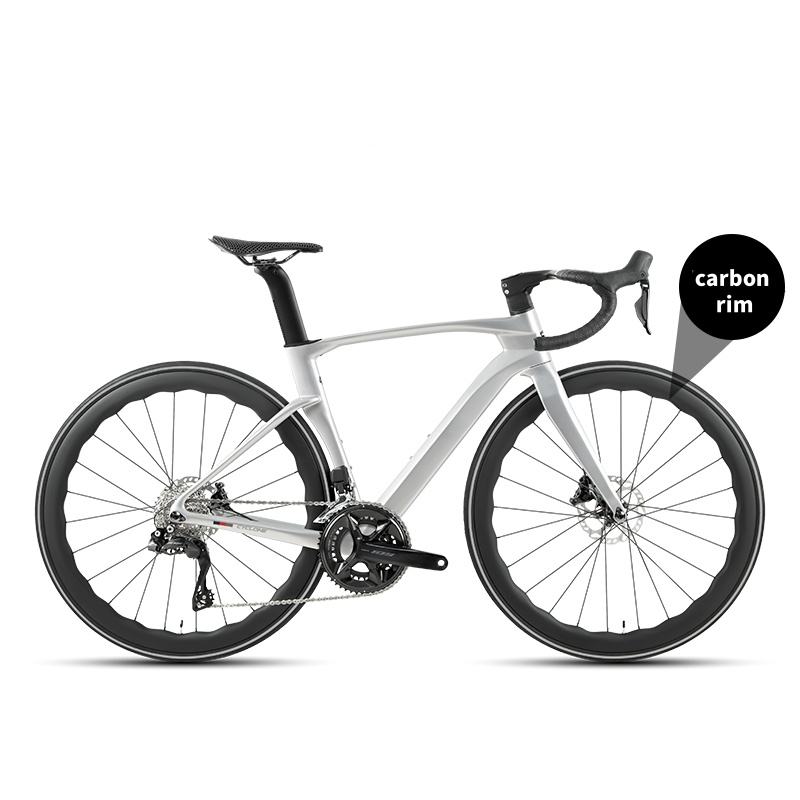 Jante argentée de carbone de couleur