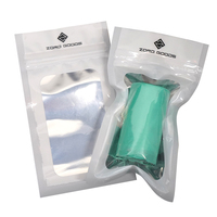 Sac d'emballage électronique en plastique à fermeture éclair personnalisé avec logo et fenêtre sac scellé d'emballage d'accessoires de câble