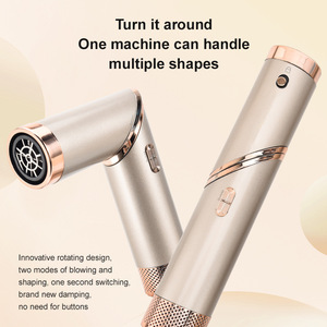 Sèche-cheveux électrique pliable avec peigne à air chaud et <span class=keywords><strong>fer</strong></span> à boucler, protection contre la surchauffe, air chaud/froid, 5-en-1 pour la maison - Product Image 3