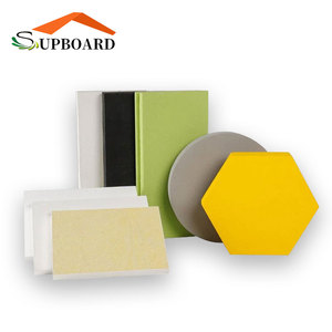 Tablero de ruido de techo acústico de fibra de vidrio <span class=keywords><strong>hexagonal</strong></span> falso de estilo moderno para decoración de interiores - Product Image 2