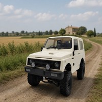 Voiture RC de qualité hobby, 4x4 compacte, SUV 4x4, 2,4 GHz, ABS + métal, Rock Crawler tout-terrain avec chargeur inclus, portée 30-50 m, cadeau pour garçons