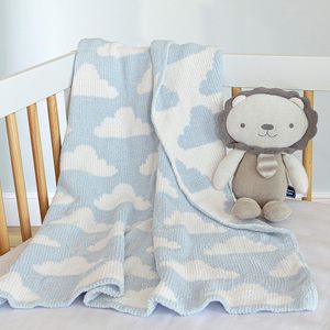 Baby Blanket - <strong>Blue</strong> Elephant Ultra Soft Thick for Newborns, Throw Blanket for <strong>Crib</strong>, Stroller Cover | Perfect Baby Gift - Product Image 4