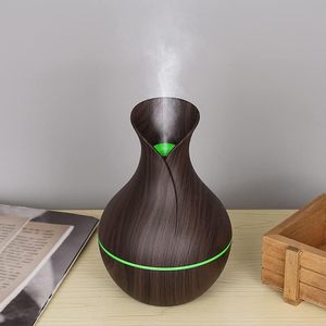 Mini humidificateur USB 130 ml à effet bois avec diffuseur d'arômes pour usage domestique - Product Image 2