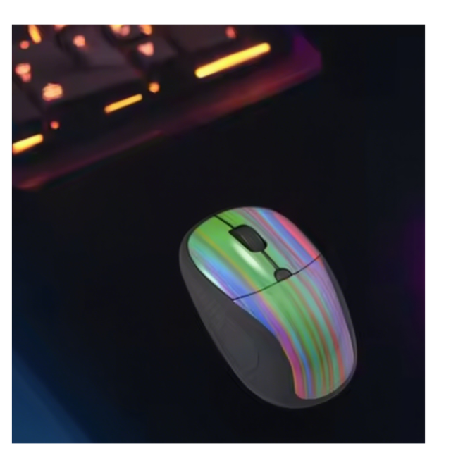 OEM ODM Mous 2.4Ghz Wireless Optical Gaming Mouse LED Backlit USB Interface UltraThin Ergonomic 1600 DPI 4 Buttons Both-Handed