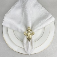 Épée européenne anneaux de serviette en métal porte-serviette anneau