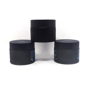 Pot en verre céramique givré rose mat personnalisé, vide, 100g, 50g, 30g, avec bouchon à vis en plastique, pour crème et lotion de soin de la peau - Product Image 5