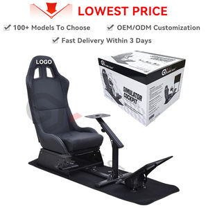 GY013 ODM Conception ergonomique Siège de simulation de course automobile Simulateur de course automobile Machine de jeu Cockpit pour Thrustmaster T150RS, T300RS, T3PA, PXN, MOZA - Product Image 3