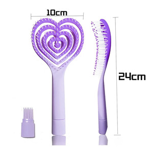 Coussin compact en nylon rond creux lissant la <span class=keywords><strong>brosse</strong></span> à cheveux accélère pour un séchage humide avec pour une <span class=keywords><strong>brosse</strong></span> à cheveux humide - Product Image 2