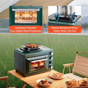 Horno <span class=keywords><strong>tostador</strong></span> <span class=keywords><strong>de</strong></span> <span class=keywords><strong>Gas</strong></span> multifuncional para el hogar, estufa <span class=keywords><strong>de</strong></span> <span class=keywords><strong>Gas</strong></span> para acampar, estufa <span class=keywords><strong>de</strong></span> Cassette 2 en 1, horno pequeño portátil para hornear - Product Image 6