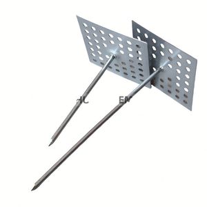 Clous d'isolation à base perforée haute résistance, chevilles en treillis métallique pour la fixation de panneaux solaires sous les toitures - Product Image 1