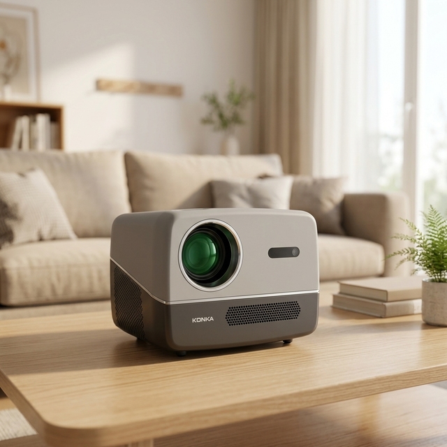 A6 Smart Portable Projector with High Brightness 400 Lumens Android 12 Full HD 1080P 4K WiFi Mini Projector for Home Theater