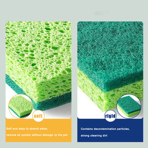 Verkauf Hochwertige Haushalts küchen produkte Holz zellstoff Cellulose Scheuer schwamm Schwamm - Product Image 4