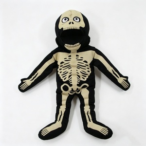 Marioneta de mano de esqueleto personalizada, marioneta de esqueleto de Halloween, marioneta de ventrilocuidista con boca móvil, marioneta de peluche de esqueleto - Product Image 5