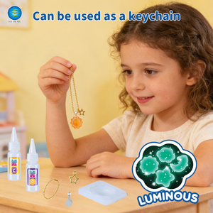 Kit de fabrication de moules en silicone Yicheng pour porte-clés, jouet éducatif sensoriel Montessori créatif, certifié ASTM CPC, nouveaux jouets artisanaux - Product Image 6