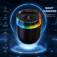Humidificateur d'air portable de grande capacité 4L, commande tactile, lumière LED nocturne, humidificateur à brume froide