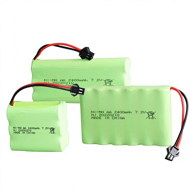 NI-MH AA 2400mAh 7.2V Rechargeable Nickel-Metal Hydride Battery Pack for Remote Control Toys Made in China
