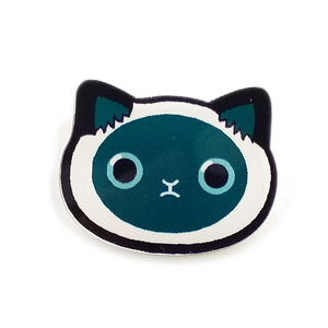 Mignon chat dame Badges pour vêtements sac <span class=keywords><strong>chaussures</strong></span> icônes sur sac à dos 3D acrylique Badges Badge icône broche broche - Product Image 5