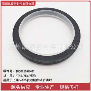 Shangchai G6135 Rear Crankshaft Oil <b>Seal</b> 140*170*13B PTFE Material Diesel Engine Part - Product Image 5