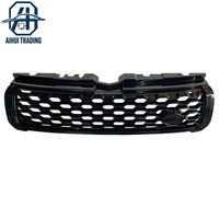 Grille avant nid d'abeille noire complète LR083604 pour Range Rover Evoque L538 2016-2019, calandre supérieure du pare-chocs avant Dynamic