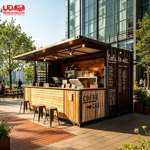 Restaurant préfabriqué en conteneur maritime Urdream, kiosque de restauration rapide pour les entreprises commerciales en plein air - Product Image 1