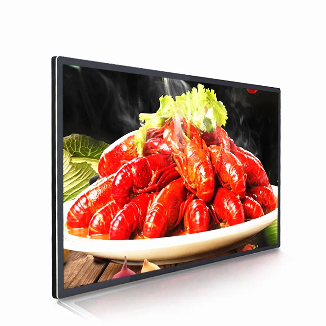 Wall-Mounted LED Backlit Display with Dynamic Content and Services 32 43 49 55 65 Inch LCD Digital Signage Advertising Screen