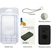 Contrôle de portail compatible avec l'émetteur DOORHAN 2PRO avec batterie de rechange, télécommande de garage 433 MHz à code tournant