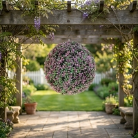 MZ185003D En Gros En Plastique Plante Vert Boule de Gazon Artificiel pour la Décoration De Mariage